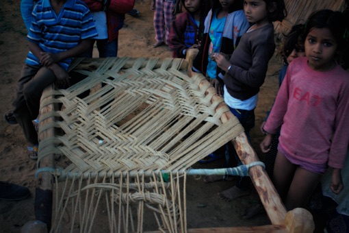 Making a charpoy requires exceptional skills in traditional rope weaving and carpentry.